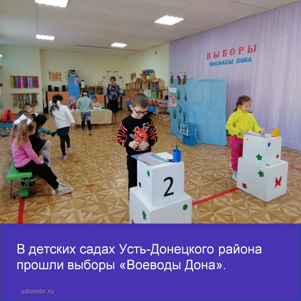 В детских садах Усть-Донецкого района прошли выборы «Воеводы Дона»