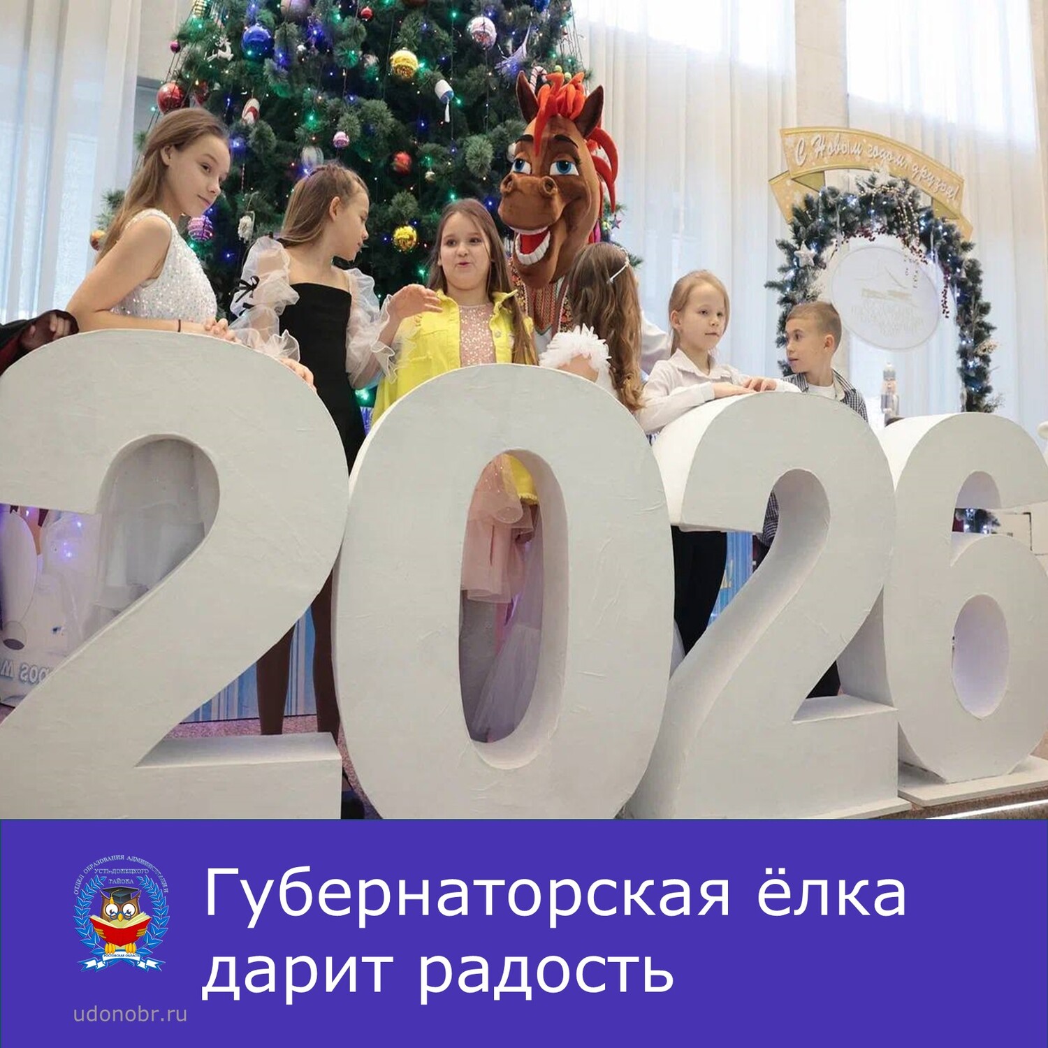 Губернаторская ёлка дарит радость