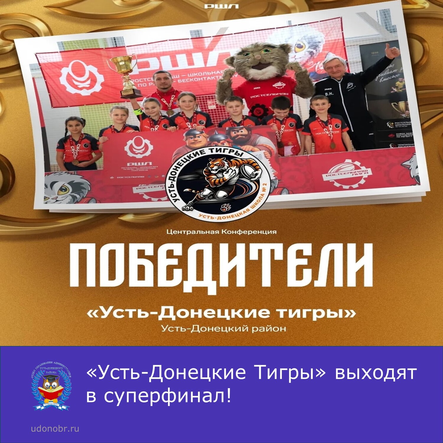 «Усть-Донецкие Тигры» выходят в суперфинал!