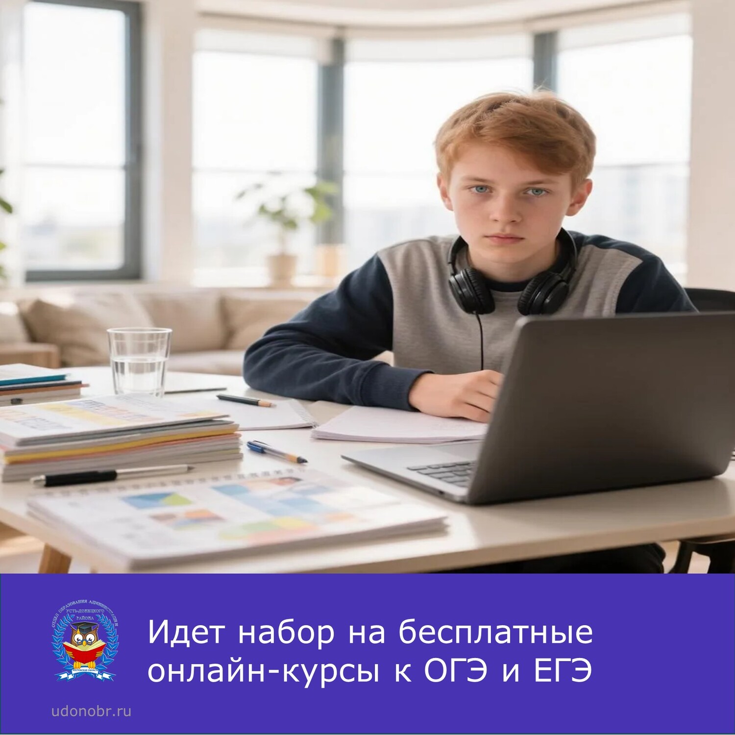Идет набор на бесплатные онлайн-курсы к ОГЭ и ЕГЭ