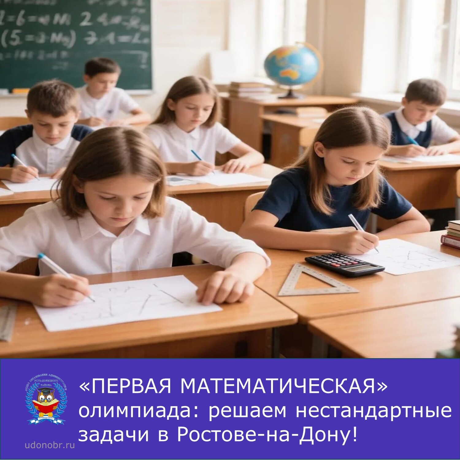 «ПЕРВАЯ МАТЕМАТИЧЕСКАЯ» олимпиада: решаем нестандартные задачи в Ростове-на-Дону!