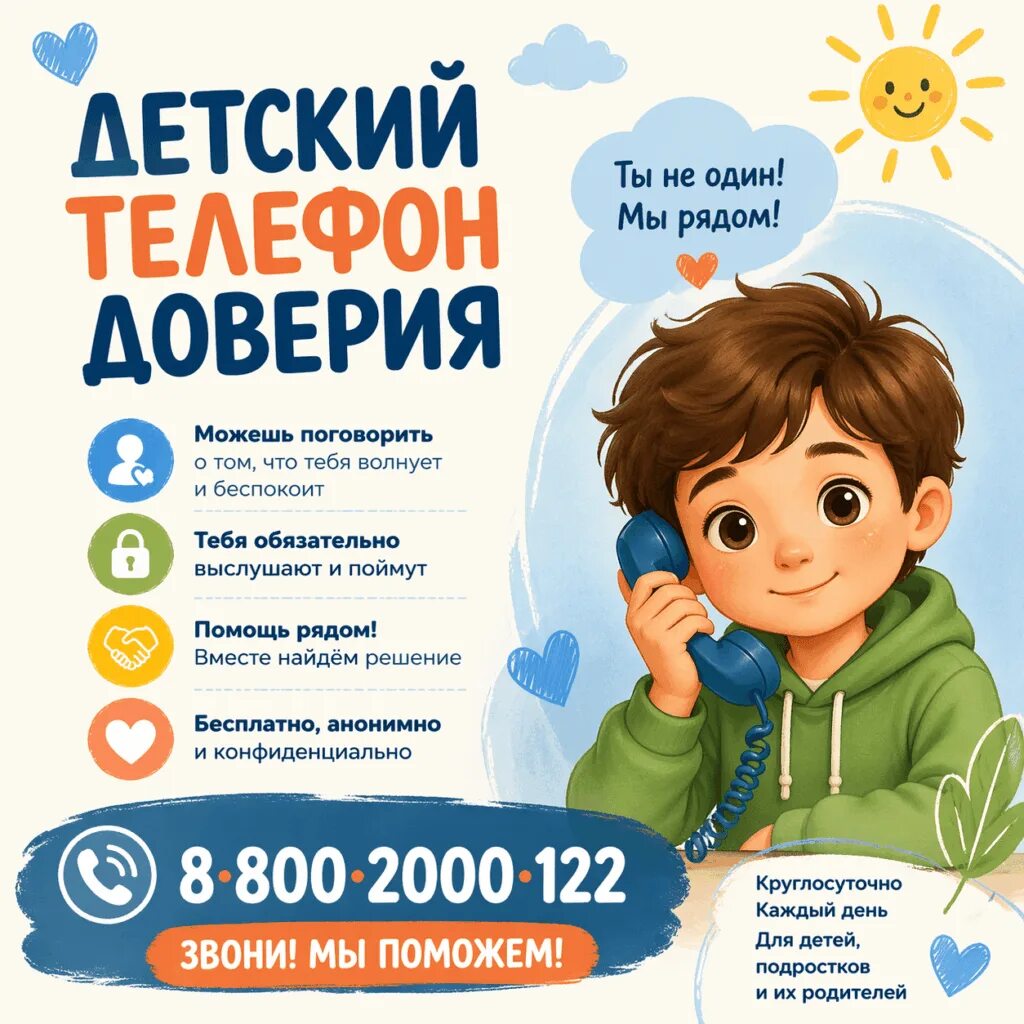 Телефон доверия